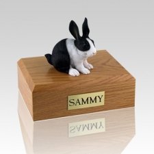 Black & White Rabbit Cremation Urns